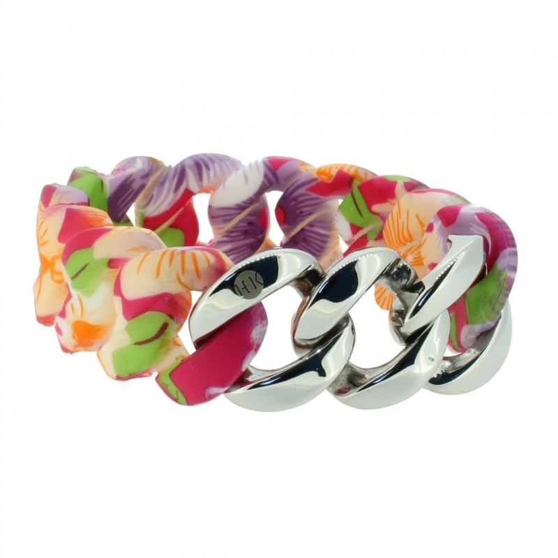 HANSE-KLUNKER ORIGINAL Damen Armband 107405 Edelstahl hawaii silber
