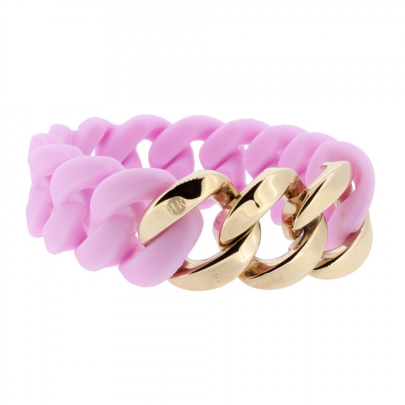 HANSE-KLUNKER ORIGINAL Damen Armband 106963 Edelstahl flieder rosegold