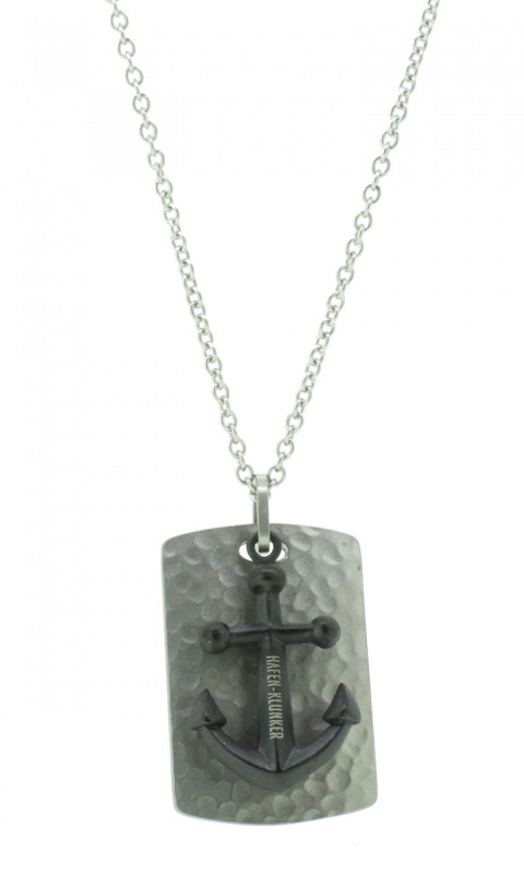 Kette Damen Mit Anker Anhänger Edelstahl Silber Halskette (40+5 cm) Für Frauen Und Herren perfekt geeignet als Geschenk