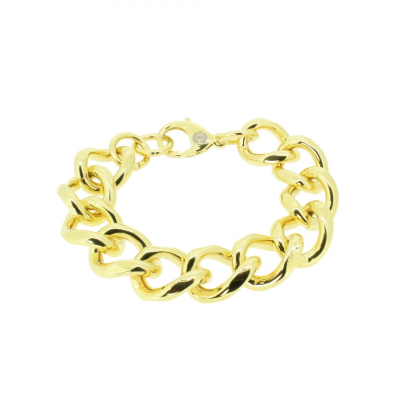 HANSE-KLUNKER METAL CURVE Damen Armband 107733 Edelstahl 316L gold