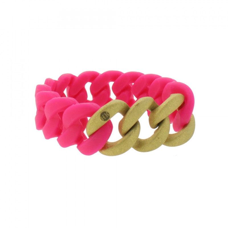 HANSE-KLUNKER ORIGINAL Damen Armband 107939 Edelstahl pink gold sandgestrahlt